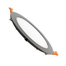Placa LED Circular SuperSlim 15W Marco Negro